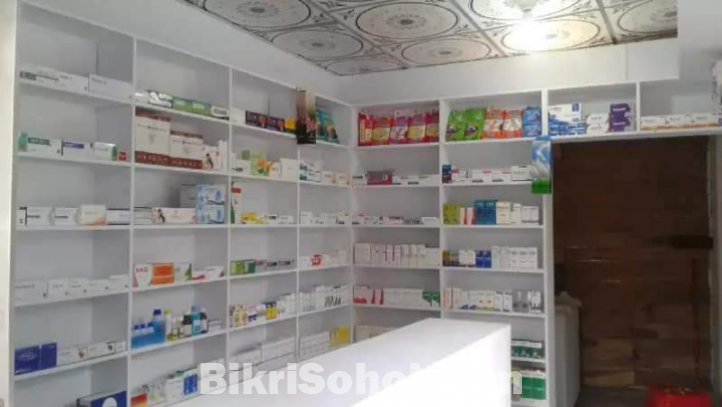 ওষুধ দোকানের ফার্নিচার
